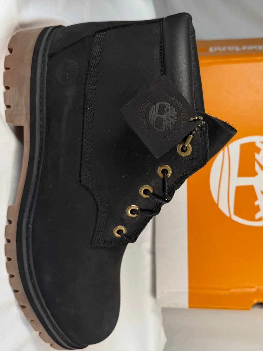 Timberland Rockaway Mid LC Waterproof Chukka Boots Black Nubuck Men’s Size 11
